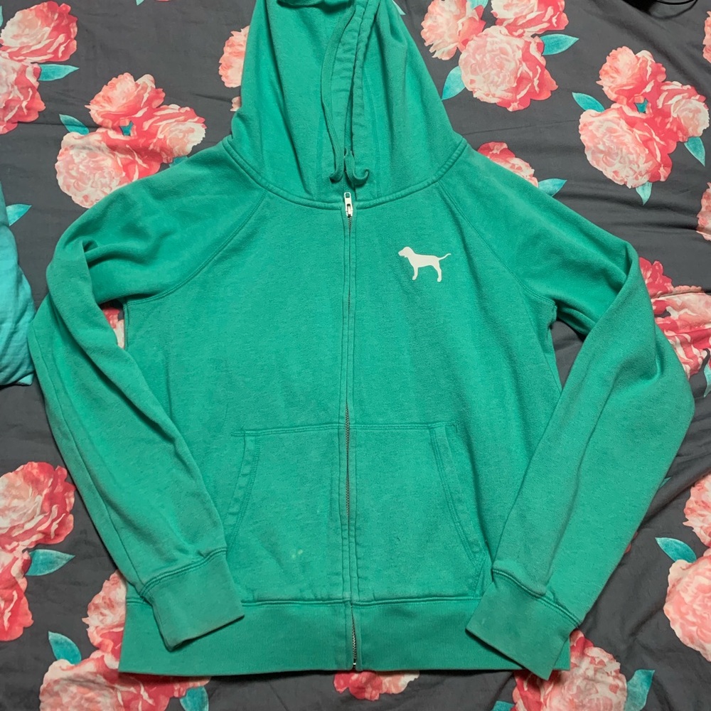 Victoria’s Secret pink zip up hoodie